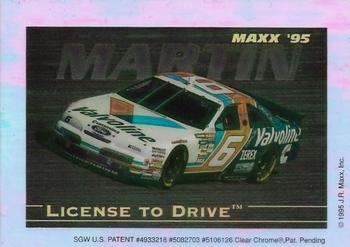 1995 Maxx Crown Chrome - License To Drive #NNO Mark Martin Front