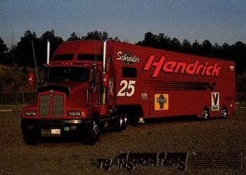 1995 Maxx Medallion - On the Road Again #OTR1 Ken Schrader's Transporter Front