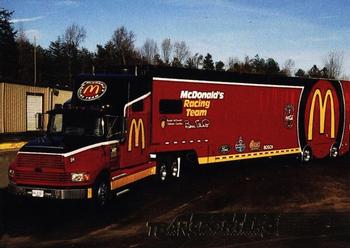 1995 Maxx Medallion - On the Road Again #OTR5 Bill Elliott's Transporter Front