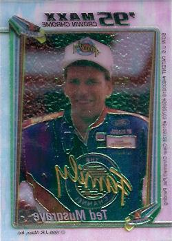 1995 Maxx Crown Chrome #NNO Ted Musgrave Back