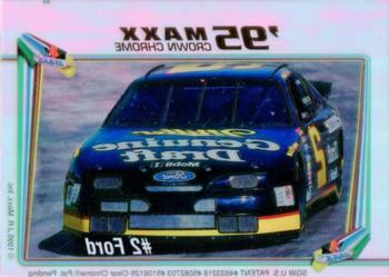 1995 Maxx Crown Chrome #NNO #2 Ford Back