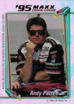 1995 Maxx Crown Chrome #NNO Andy Petree Front