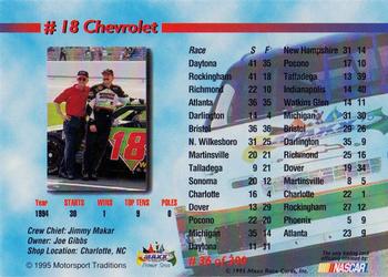 1995 Maxx Premier Series #36 Bobby Labonte's Car Back