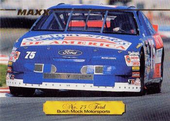 1995 Maxx Premier Series #68 Todd Bodine's Car Front