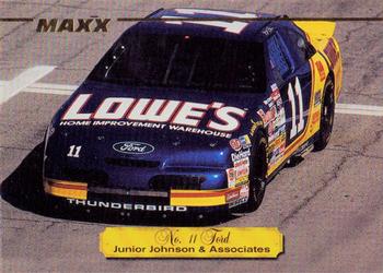 1995 Maxx Premier Series #70 Brett Bodine's Car Front
