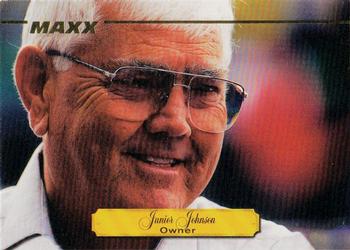 1995 Maxx Premier Series #92 Junior Johnson Front