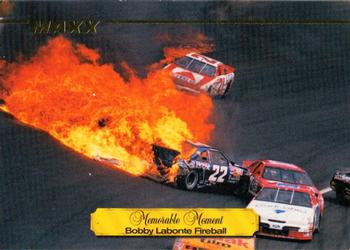 1995 Maxx Premier Series #296 Bobby Labonte Fireball Front