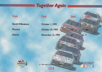 1995 Maxx Premier Series - Update #U13 Ernie Irvan in Pits Back
