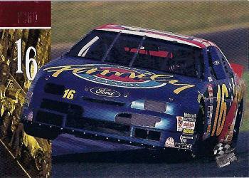 1995 Press Pass - Red Hot #40 Ted Musgrave's Car Front