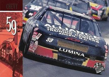 1995 Press Pass - Red Hot #73 Dennis Setzer's Car Front
