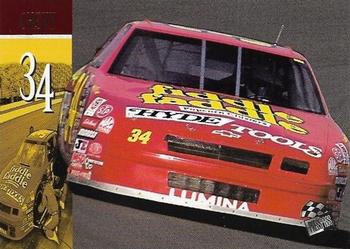 1995 Press Pass - Red Hot #77 Mike McLaughlin's Car Front