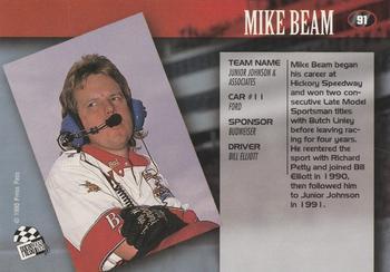1995 Press Pass - Red Hot #91 Mike Beam Back