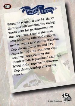 1995 Press Pass - Red Hot #120 Harry Gant Back
