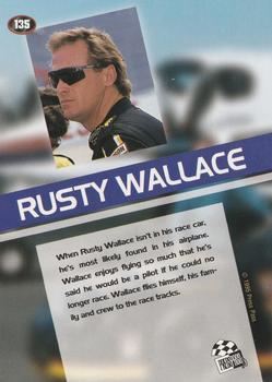 1995 Press Pass - Red Hot #135 Rusty Wallace Back