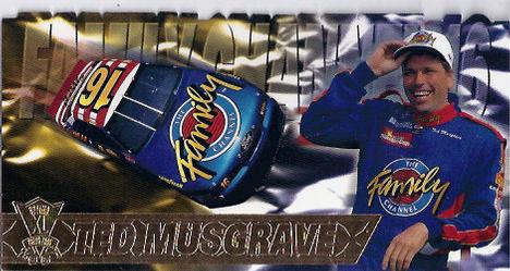 1995 Press Pass Optima XL - Die Cut #15 Ted Musgrave Front