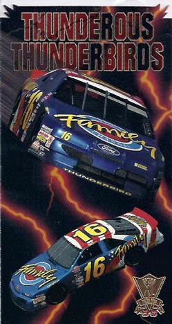 1995 Press Pass Optima XL - Die Cut #43 Ted Musgrave's Car Front