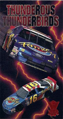 1995 Press Pass Optima XL - Red Hot #43 Ted Musgrave's Car Front