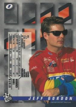 1995 Press Pass Premium - Holofoil #8 Jeff Gordon Back