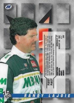 1995 Press Pass Premium - Holofoil #28 Randy LaJoie Back