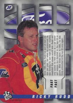 1995 Press Pass Premium - Holofoil #32 Ricky Rudd Back