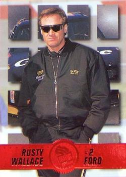 1995 Press Pass Premium - Red Hot #3 Rusty Wallace Front