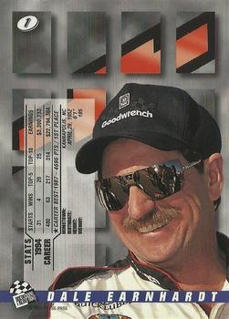 1995 Press Pass Premium - Red Hot #1 Dale Earnhardt Back