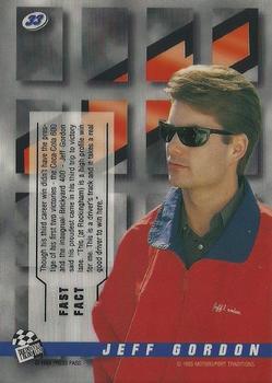 1995 Press Pass Premium - Red Hot #33 Jeff Gordon Back
