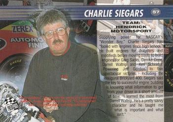 1995 Press Pass VIP - Autographs #57 Charlie Siegars Back