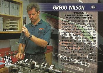 1995 Press Pass VIP - Emerald Proofs #59 Gregg Wilson Back