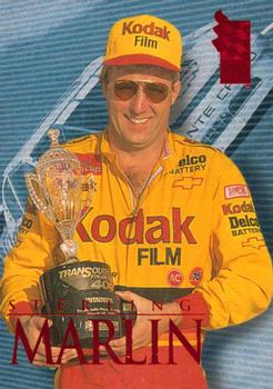 1995 Press Pass VIP - Red Hot #32 Sterling Marlin Front
