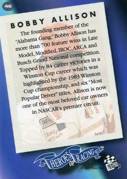 1995 Press Pass VIP - Red Hot #46 Bobby Allison Back
