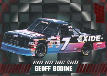 1995 Press Pass VIP - Red Hot #60 Geoff Bodine's Truck Front