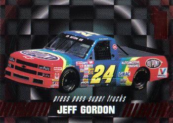 1995 Press Pass VIP - Red Hot #61 Jeff Gordon's Truck Front