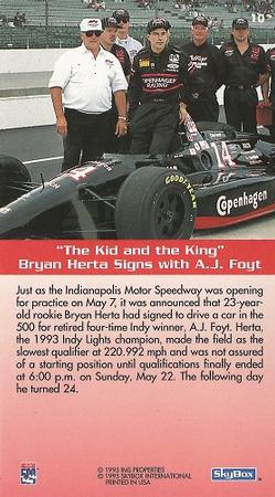 1995 SkyBox Indy 500 #10 