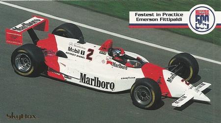 1995 SkyBox Indy 500 #11 Emerson Fittipaldi Front