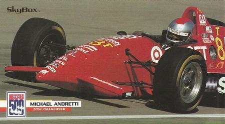 1995 SkyBox Indy 500 #23 Michael Andretti Front