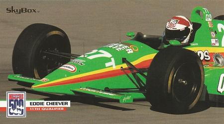 1995 SkyBox Indy 500 #29 Eddie Cheever Front