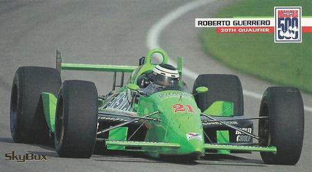 1995 SkyBox Indy 500 #38 Roberto Guerrero Front