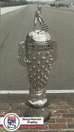 1995 SkyBox Indy 500 #3 Borg-Warner Trophy Front