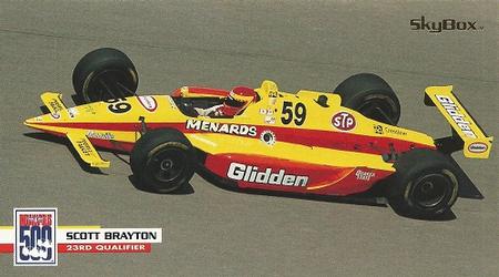 1995 SkyBox Indy 500 #41 Scott Brayton Front