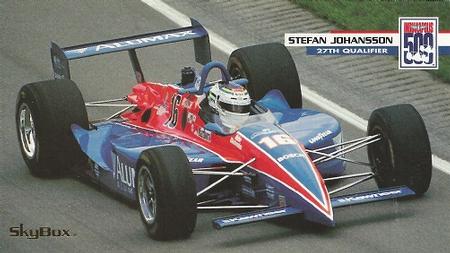 1995 SkyBox Indy 500 #45 Stefan Johansson Front