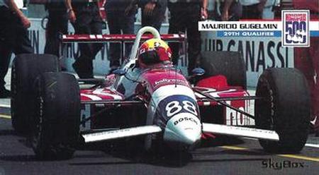 1995 SkyBox Indy 500 #47 Mauricio Gugelmin Front