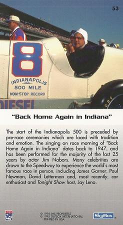 1995 SkyBox Indy 500 #53 
