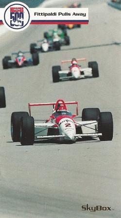 1995 SkyBox Indy 500 #66 Fittipaldi Pulls Away Front