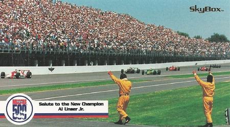 1995 SkyBox Indy 500 #69 Al Unser Jr. Front