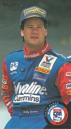 1995 SkyBox Indy 500 #77 Robby Gordon Front
