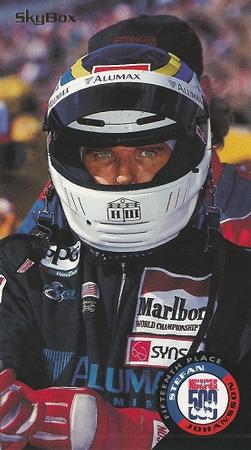 1995 SkyBox Indy 500 #87 Stefan Johansson Front