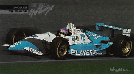 1995 SkyBox Indy 500 - Heir to Indy #H6 Jacques Villeneuve Front