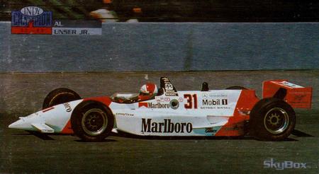 1995 SkyBox Indy 500 - Past Champs #PC1 Al Unser Jr. Front