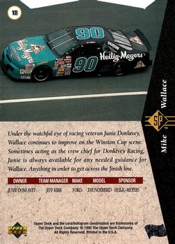 1995 SP - Die Cuts #108 Mike Wallace's Car Back